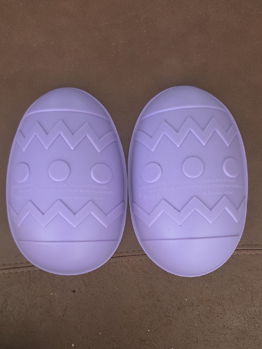 Lavender Easter Egg Silicone  Cake Pan